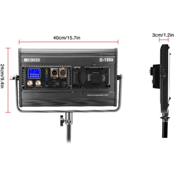 E-IMAGE Panel de Luz LED E-1060 bicolor - Imagen 2