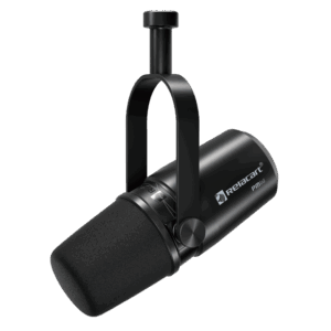 Relacart Micrófono PM3 Dinámico con Preamplificador Integrado