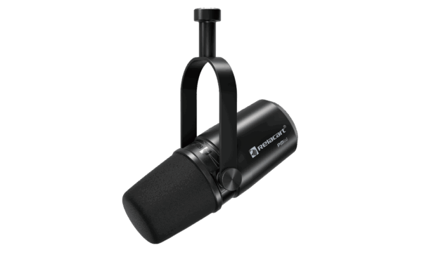 Relacart Micrófono PM3 Dinámico con Preamplificador Integrado