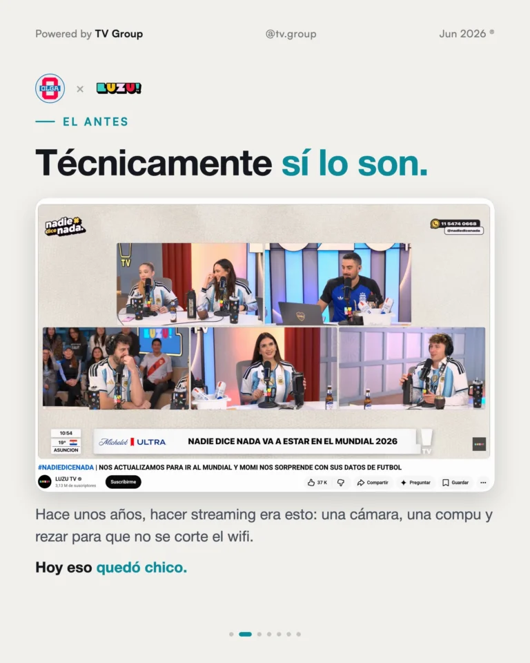 Instagram post from tv.group. This post is in position 1.